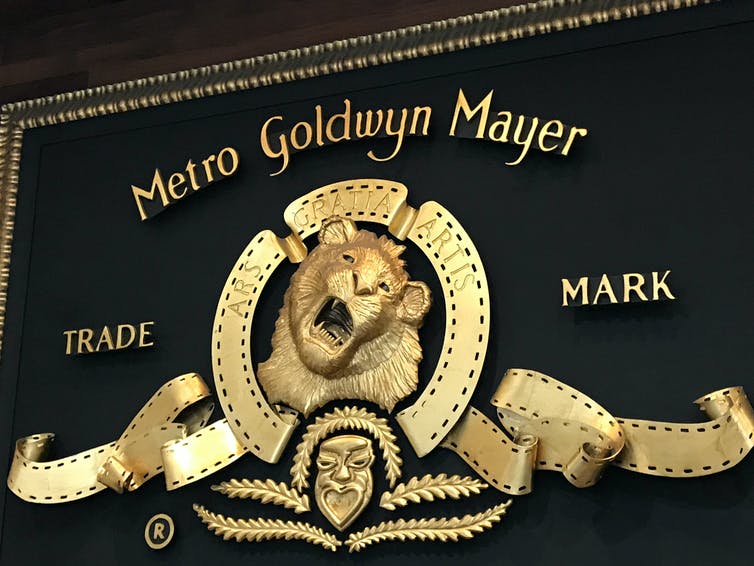 Logo de MGM avec le lion rugissant