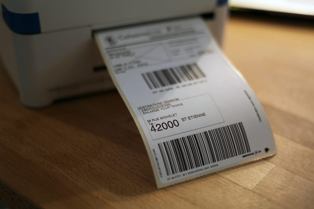 étiquettes d'expédition