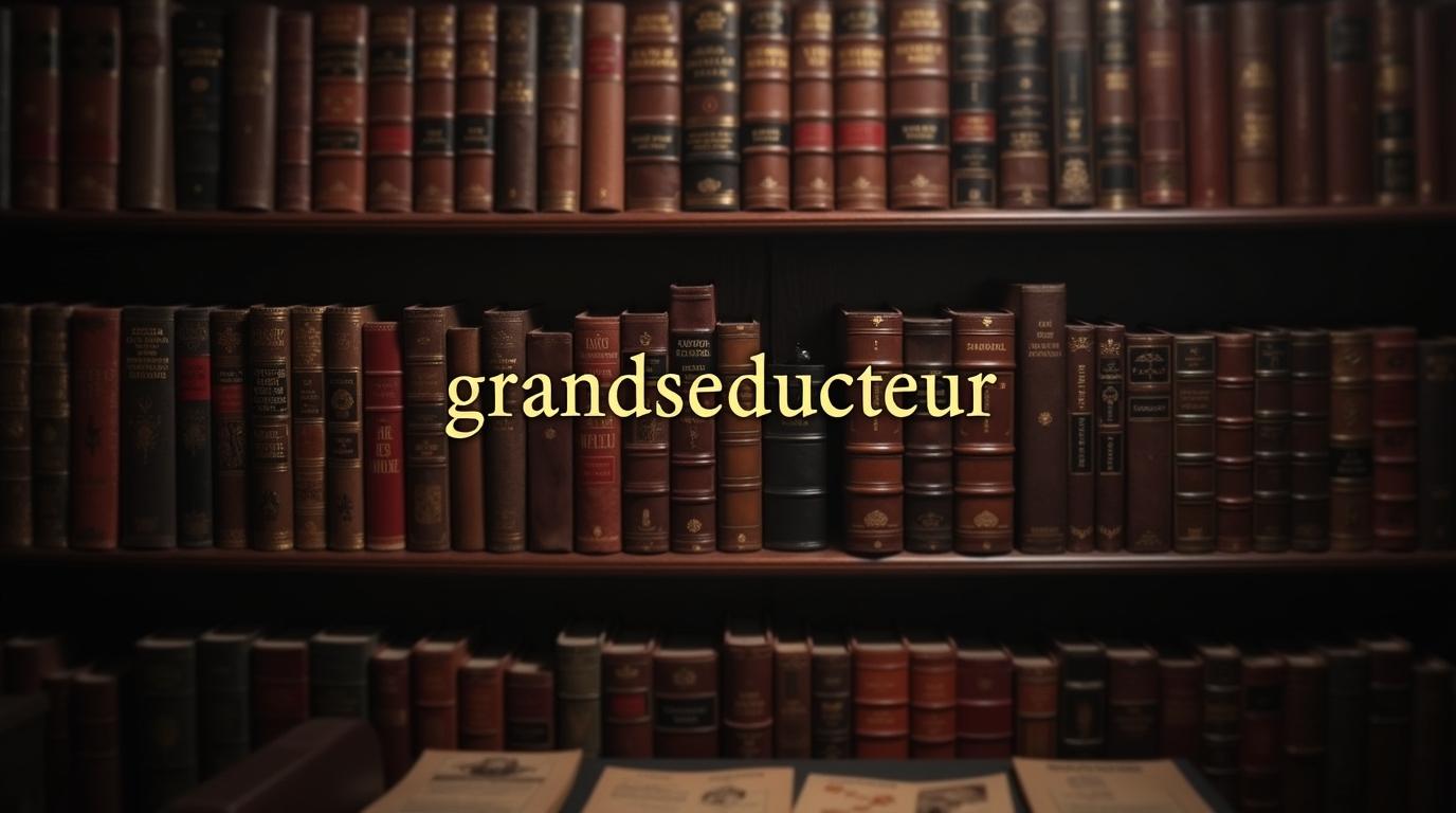 Façade de blog 'grandseducteur' avec des articles bien alignés, ambiance mystérieuse